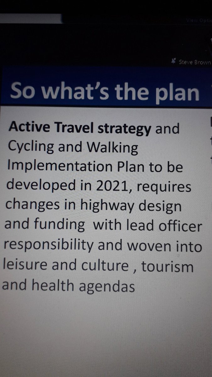 ... county wide Local Transport Plan has to get this right...