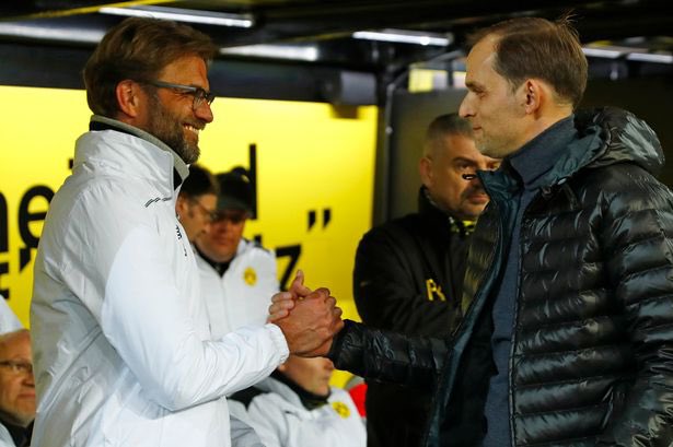 Klopp: “I thought Thomas would be the perfect manager for Dortmund, not as the guy coming after, but because he was a really good manager. I thought ‘if we don’t announce it now he might sign for another club and I want him to be the manager of Dortmund’.”