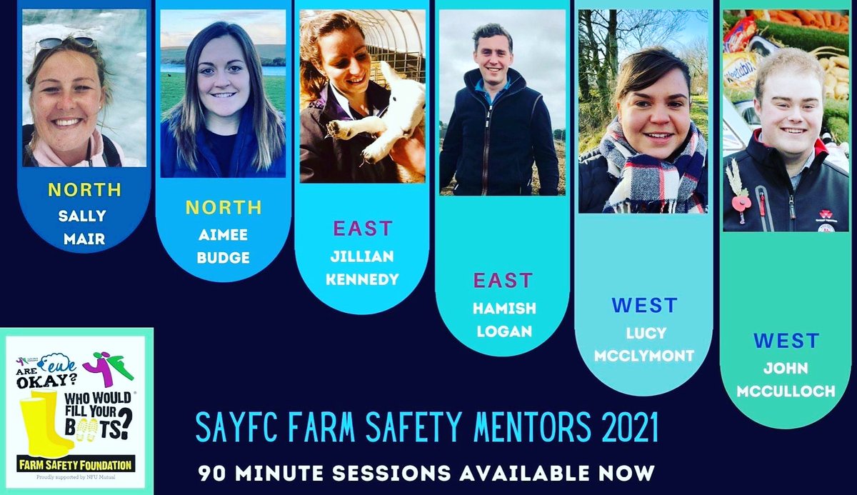 <a href="/yellowwelliesuk/">Farm Safety Foundation</a> coached squad of 2021 Farm Safety Mentors👏🏽We CANNOT WAIT to train up #clubs &amp; #districts across #Scotland! These 90 minute sessions, will see hosts work with their fellow members to identify risks &amp; dangers plus new outlooks to H&amp;S to benefit everyone on farm!🚜