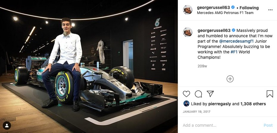 George joined the program in 2017....