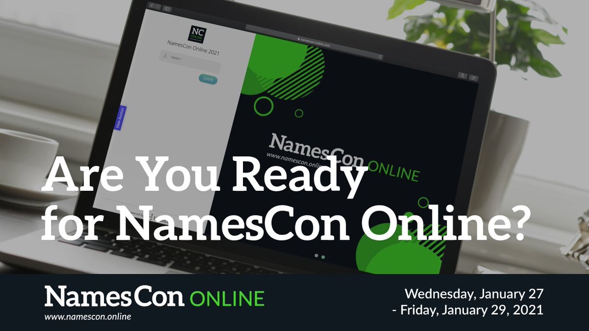 #NamesConOnline platform now open, so start networking w/ other #domainers! Set up your profile w/ the email you used to register. 
Use your browser:
namescon.hubilo.com/community

Or download the #NamesCon Online 2021 app:
iOS: apps.apple.com/us/app/namesco…
Android: play.google.com/store/apps/det…