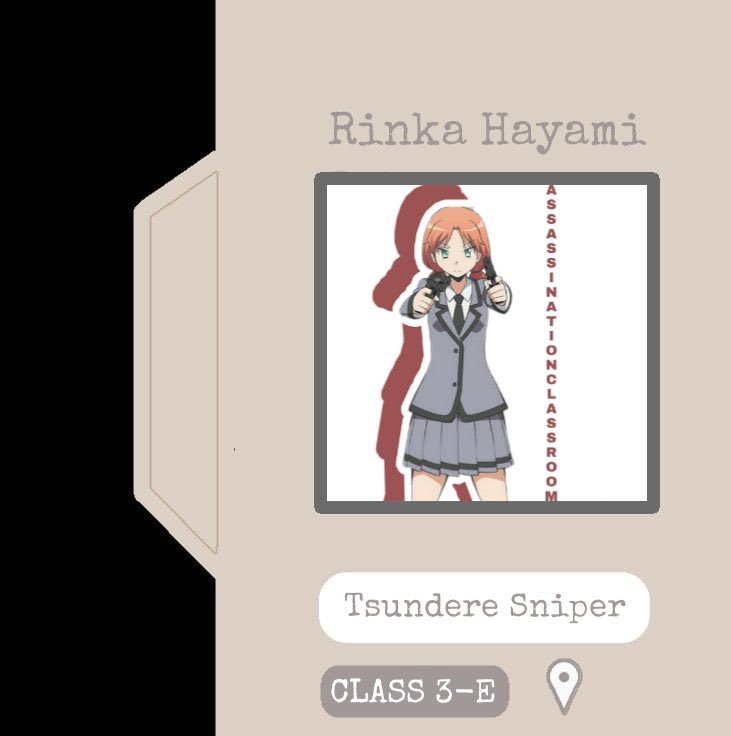 hayamimirina's tweet photo. Hi to all. I’m Rinka Hayami, a student from #CLASS3E and a master markswoman. I’m from @Officialasclass.

It will always be a must to interact without my sniper, so I’ll be waiting for more of you.  

( ´-ω･)︻┻┳══━一 [this is me telling you to like &amp; rt] https://t.co/wYqtgi9RUZ