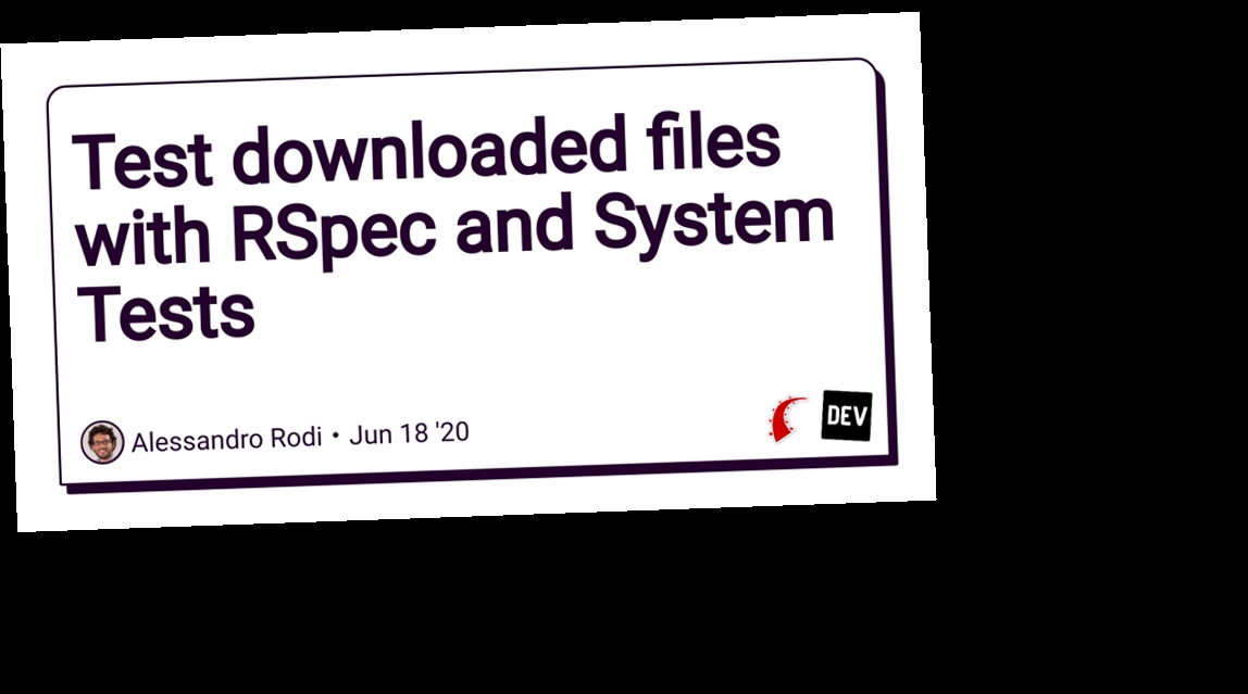 rspec test download stored file / Twitter