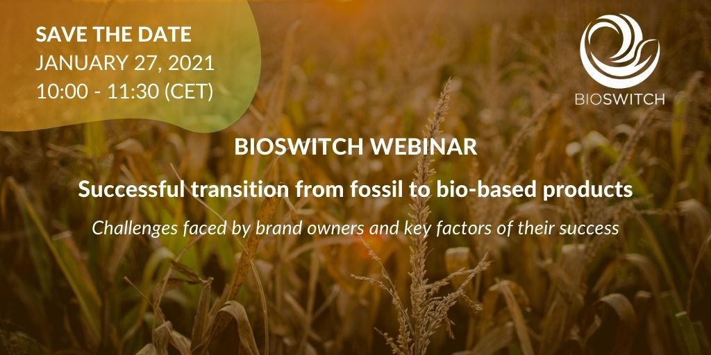 BIOSWITCH_eu's tweet photo. 🌱Tomorrow is our #webinar where representatives from @VAUDE_sport, @storaenso, #BioCo, @dantoyas &amp; @launioncorp, will share the keys for their success transitioning from #fossil-based to #biobased!

✅You're still on time to register! 👉👉https://t.co/krA4xN72n7 https://t.co/c80c1gCSHZ
