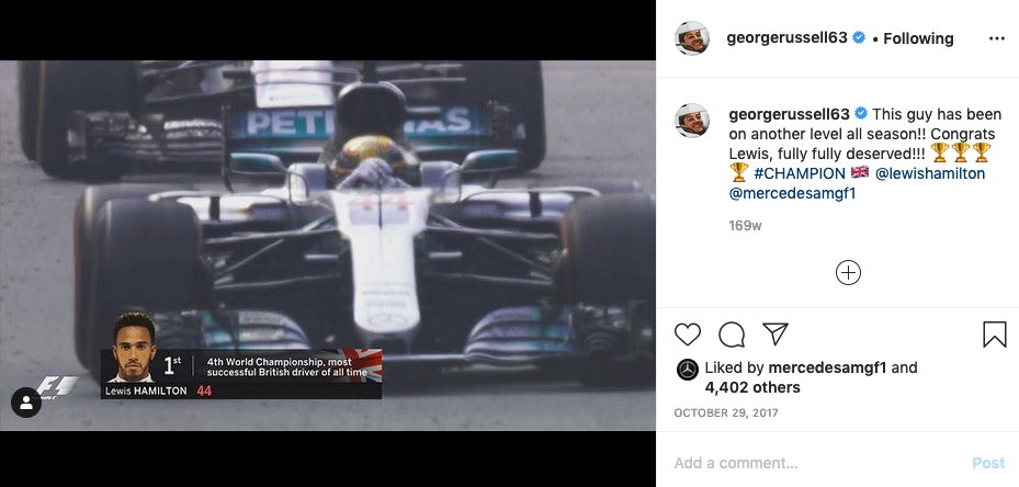 On his socials you could see that he was a big fan of lewis. Its terribly cute.