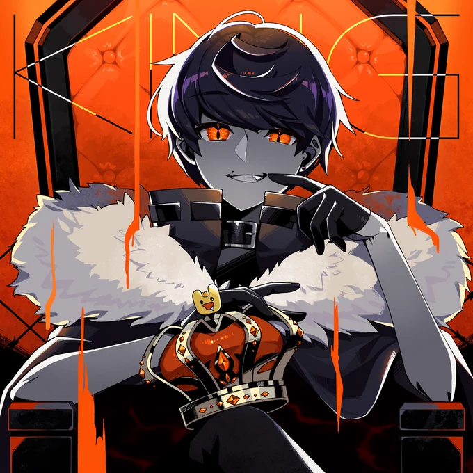 めいちゃんさんが歌う「KING」が1/27(水)0:00にサブスク配信開始されます!
ジャケットイラストを制作させていただきました。

▼配信サイト
https://t.co/ww4FUDCY6j 