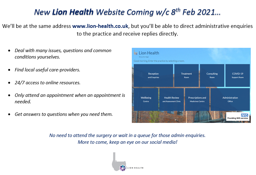 Hi all, 

We're pleased to announce that after some work behind the scenes, we will shortly be launching our new website.

More information will be posted here between now and the 8th Feb.

Take care, and look after yourselves.

LH.