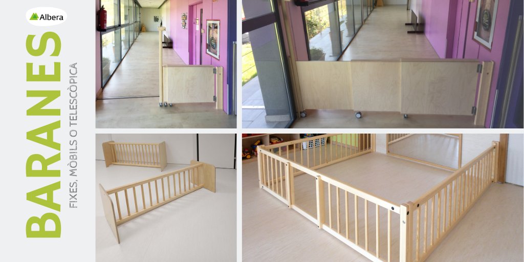 albera_mobles's tweet photo. Baranes i Proteccions.

Tenim un ampli catàleg de productes per espais interiors i exteriors.

#baranesiproteccions #Albera #mobiliari #mobiliariescolar #escolesbressol #escoles #bressol #escolar #EBM #infantil #guarderia #mobiliarioescuela https://t.co/V4uHVQrcmI