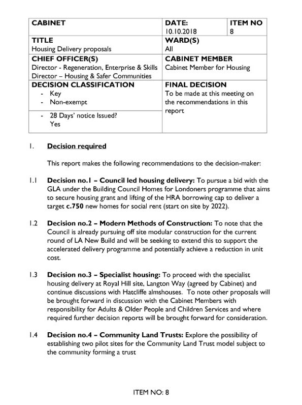  CLH forms part of  @Royal_Greenwich's Housing Delivery Proposals.Click the link below to understand our plan to rebalance the local housing system. By doing housing differently we are providing an increase in social & affordable housing in the Borough.  https://bit.ly/3qWcLML&nbsp;