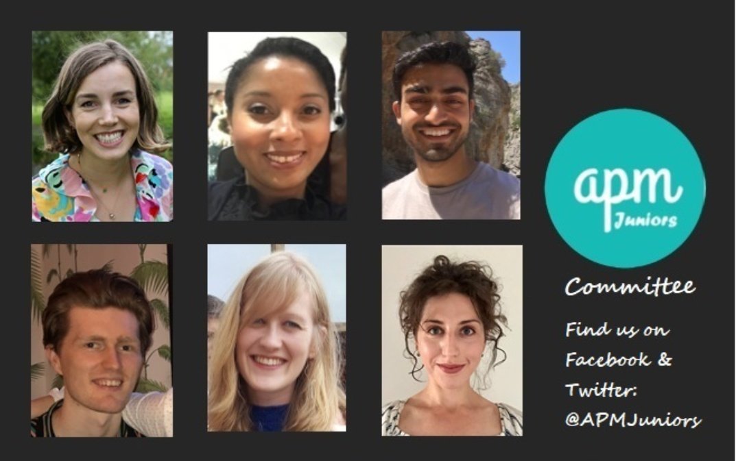 APMJuniors's tweet photo. 🎊Delighted to welcome the new APM Juniors Committee members🎊 Watch this space for updated membership bios 🙌

@Pgmcfarlane @dr_discobel @JenHancox1 @RPorther https://t.co/Lz4nCMViyI