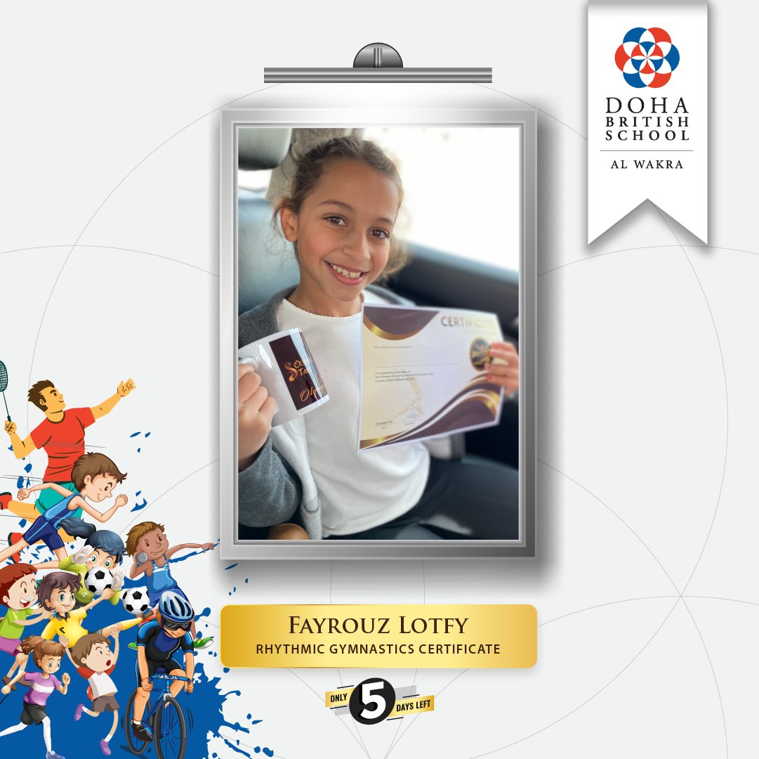 DBSWakra's tweet image. Five (5) days to go before our annual celebration of the Sports Week in #DBSWakra. Today we feature our student Fayrouz.
