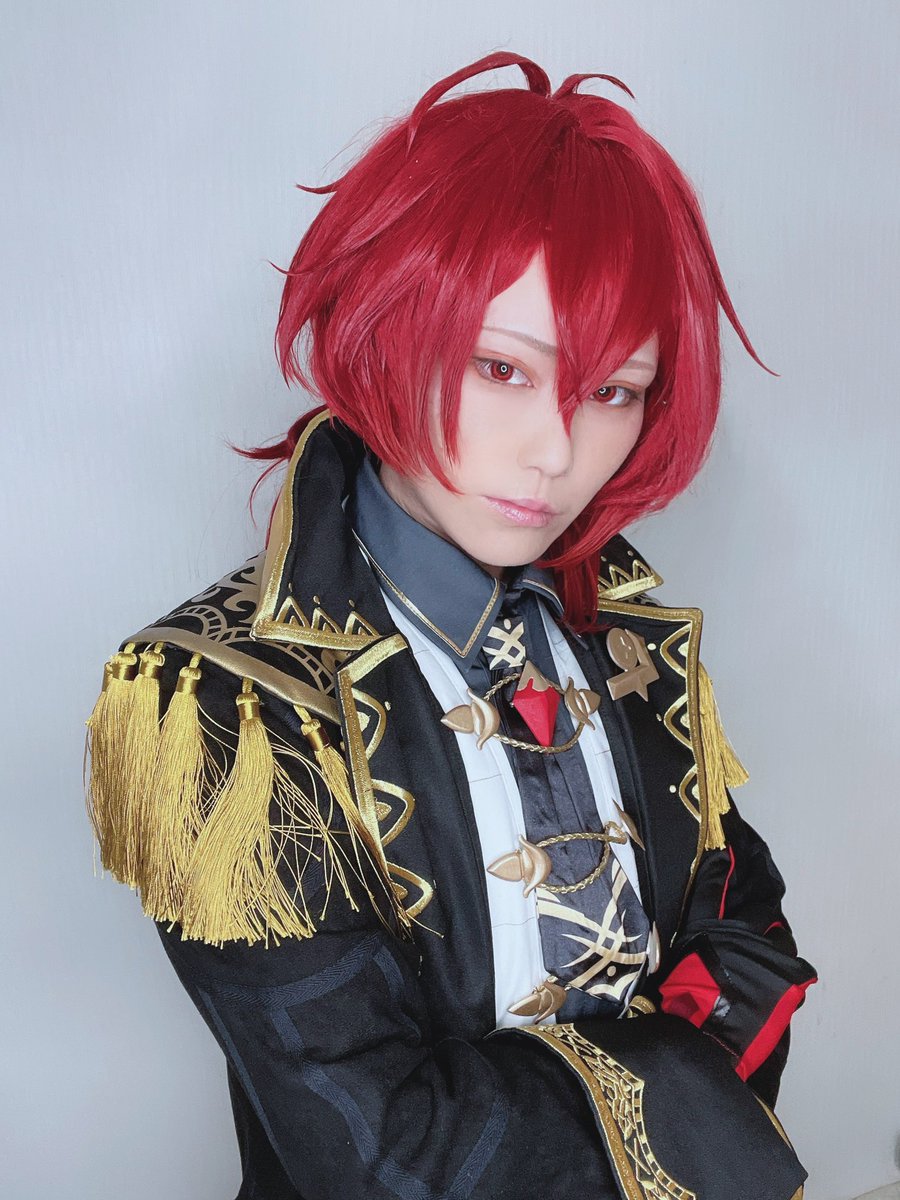 原神/ディルック/コスプレ衣装/ウィッグ付き 新発売 4800円引き