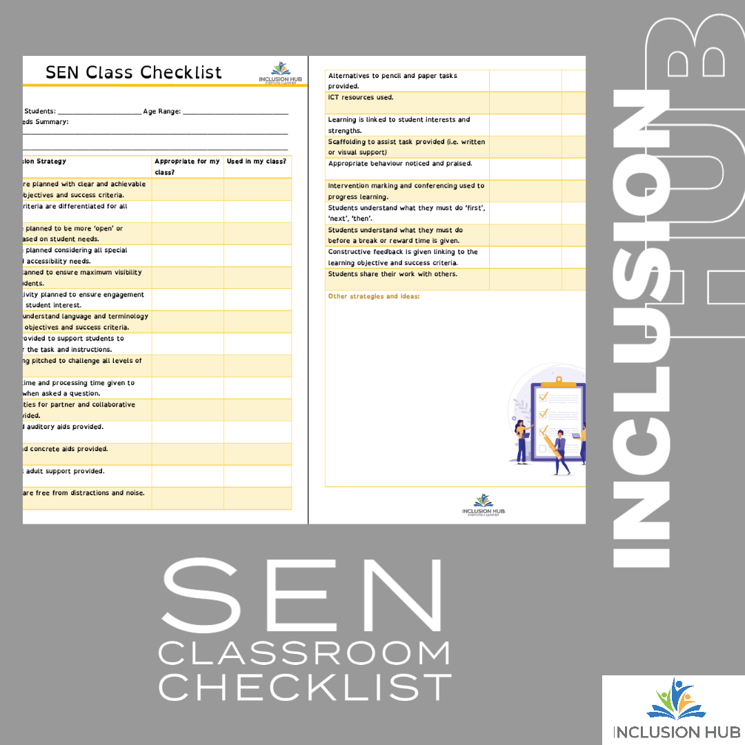 If you are a SENCO working with children with a range of additional needs then you need to check out our paperwork section at senhub.co.uk - so many ready made resources to save you time!

#SEN #SENChat #SENDCO #SENCO