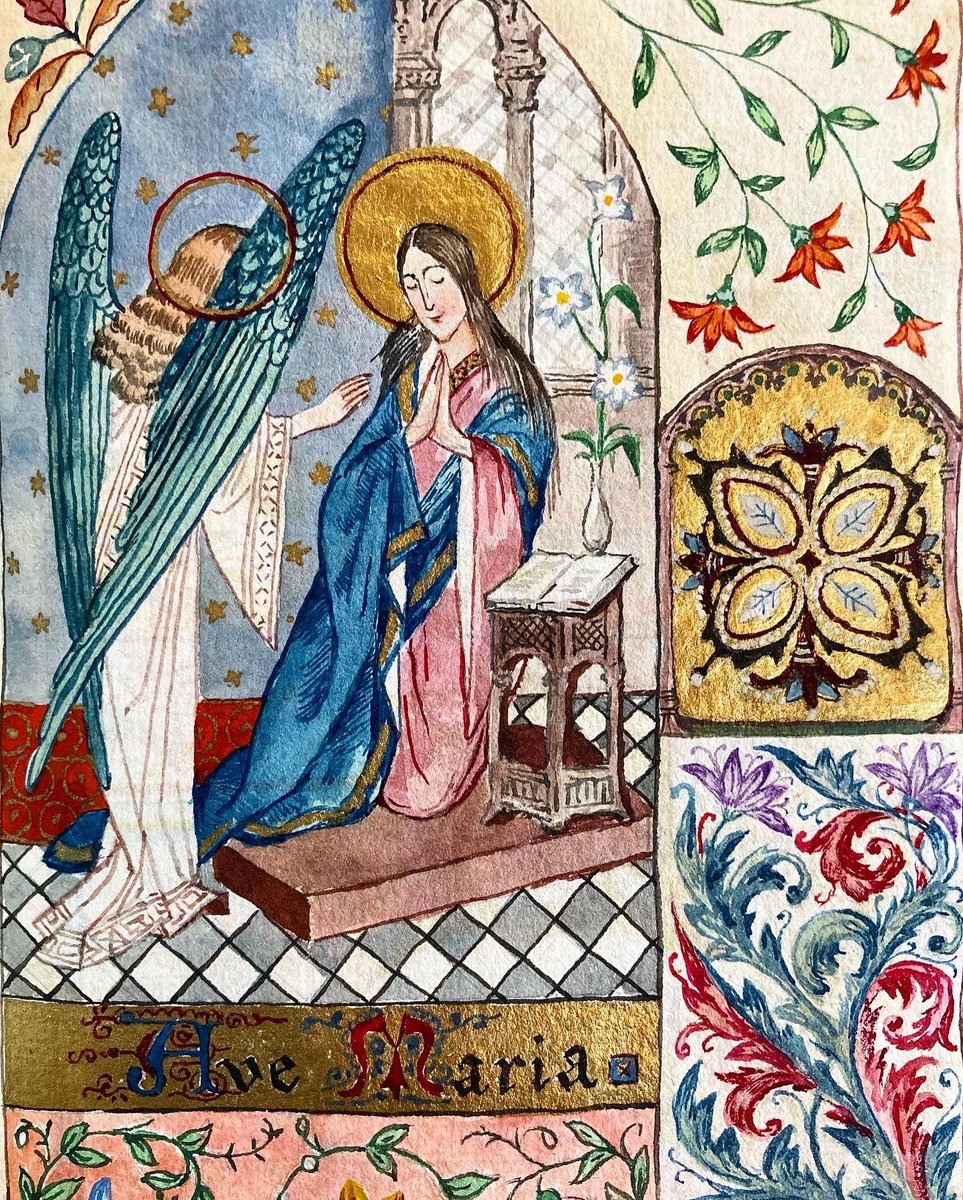 forumauctions's tweet photo. Feast your eyes on the gorgeous illustrations in this Spanish prayer book.
.
Lot 33 in Fine Books, Manuscripts and Works on Paper, 28th January https://t.co/kgSV5pZtRE