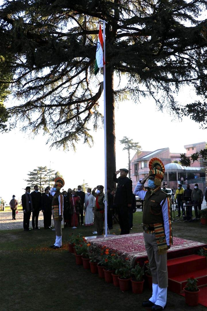 LBSNAA_Official's tweet photo. #RepublicDay celebration in Lal Bahadur Shastri National Academy of Administration https://t.co/xOniO8BhxK