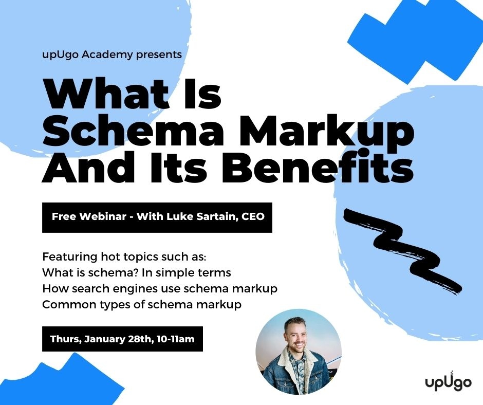 We are back with another free webinar. ⚡️

Interested in schema markup and its benefits? Our CEO & Founder Luke Sartain will be running a very informal but informative session, alongside answering all of your questions. 🤓

🔗: lnkd.in/dZgTZss
#SEO #FreeWebinar #SEOcourse