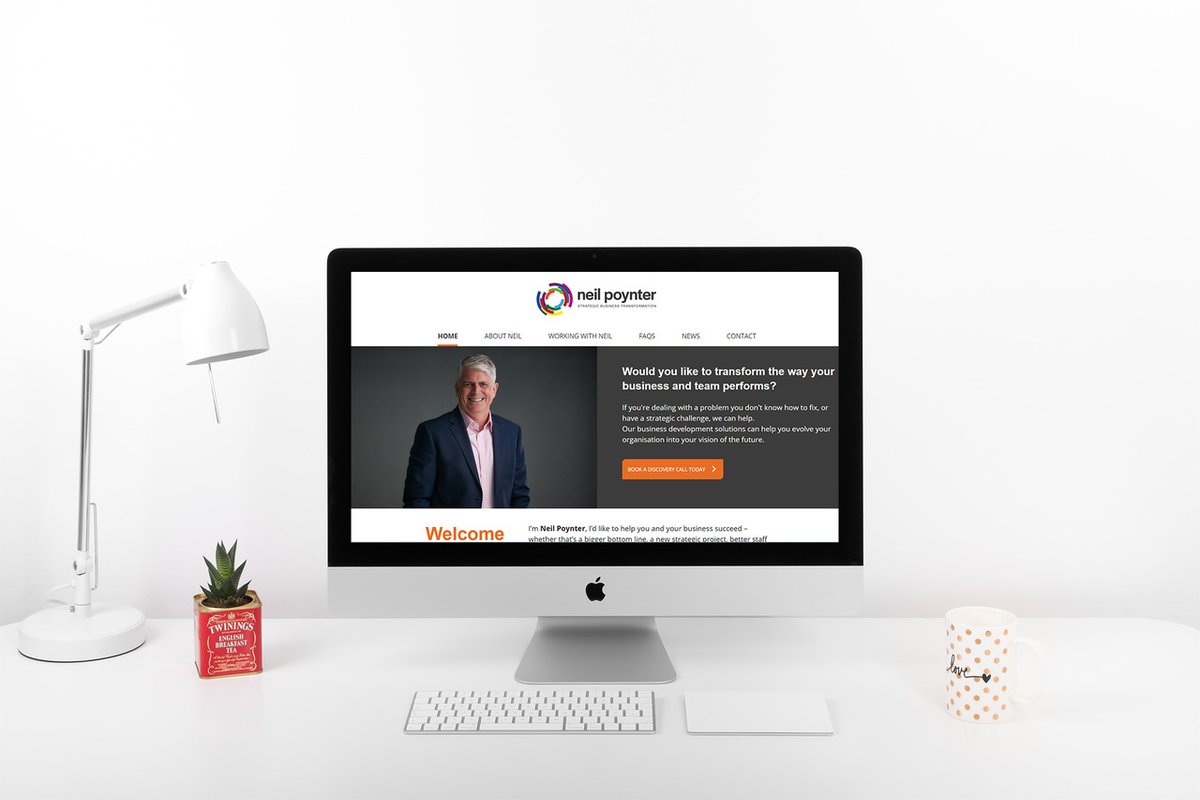 HelloImpIdeas's tweet photo. Thrilled to have my cilent's website go live this month.
I worked together with @neilpoynter  and Lucy from @bemadwithus to create a website to launch Neil into the digital space and give him an online home that reflects his work, experience and unique perspective on leadership. https://t.co/eXMBNL8BJj