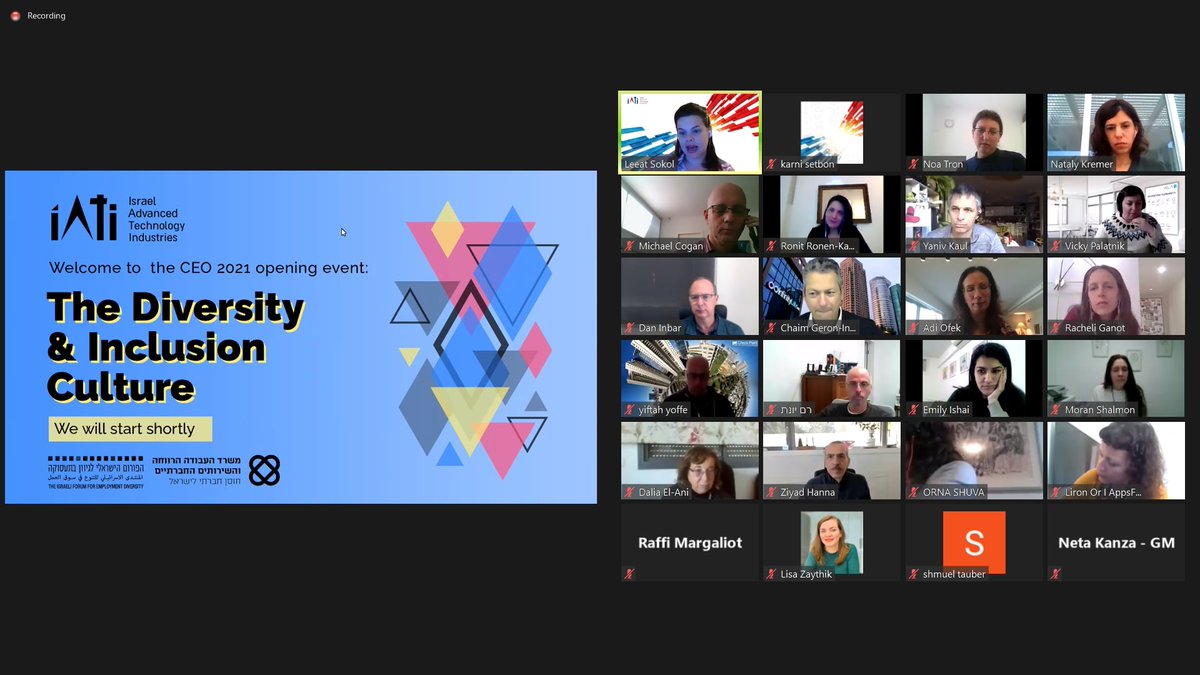 אנו מודים ל-70 המנכ"לים אשר השתתפו באירוע הראשון של הוועדה החדשה שלנו, IATI Diversity &amp; Inclusion.
סקרנו את ההשפעות החיוביות של עידוד גיוון והכלה תעסוקתית, ודנו בכלים החיוניים אשר יעזרו להטמיע אותם.⬅️
iati.co.il/news_item.php?…