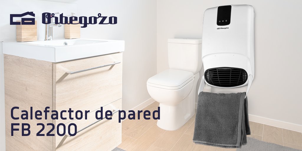 Calefactor Pared - Orbegozo FB2200 Baño