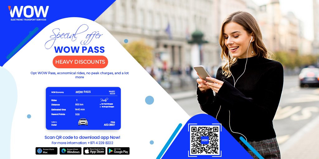 wow_limited's tweet photo. Special offer WOW PASS! Heavy discounts 
Opt WOW Pass, economical rides, no peak charges, and a lot more 

Download Now
 WOW Leader App:https://t.co/Ym6SiIEVZj
WOW Customer App:https://t.co/ElI0j79MvI
WOW Customer App available on App store :https://t.co/0XhJ7RCuQS https://t.co/ioo7PECXYr