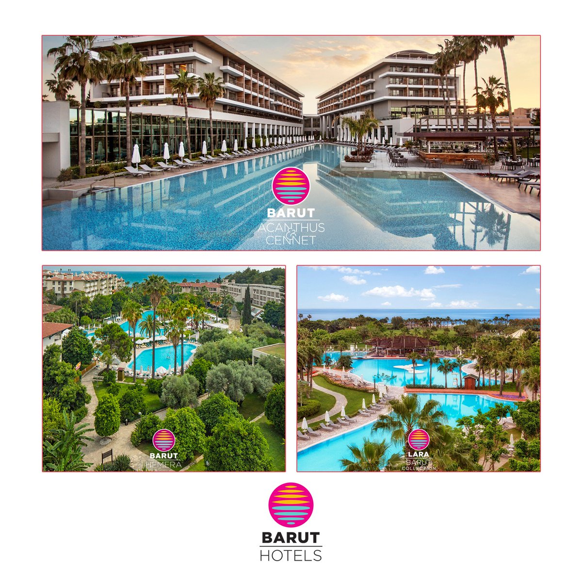 BarutHotelsTR's tweet photo. You are invited to the warm sunny days in #nature embraced with the warm #Mediterranean breezes topped with high-quality service and comfortable #accommodation.
📞 (0090) 444 96 00
#BarutHotels #NaturalMindful #larabarutcollection #acanthuscennetcollection #BarutHemera https://t.co/3voBDUL7Mf