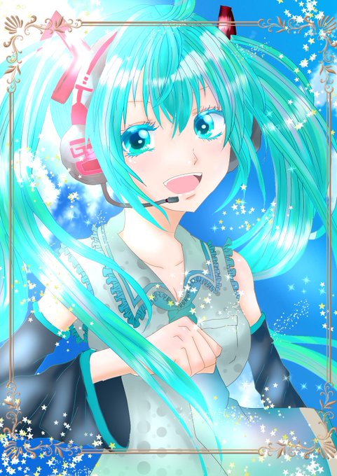 初音ミク描いてみたのtwitterイラスト検索結果