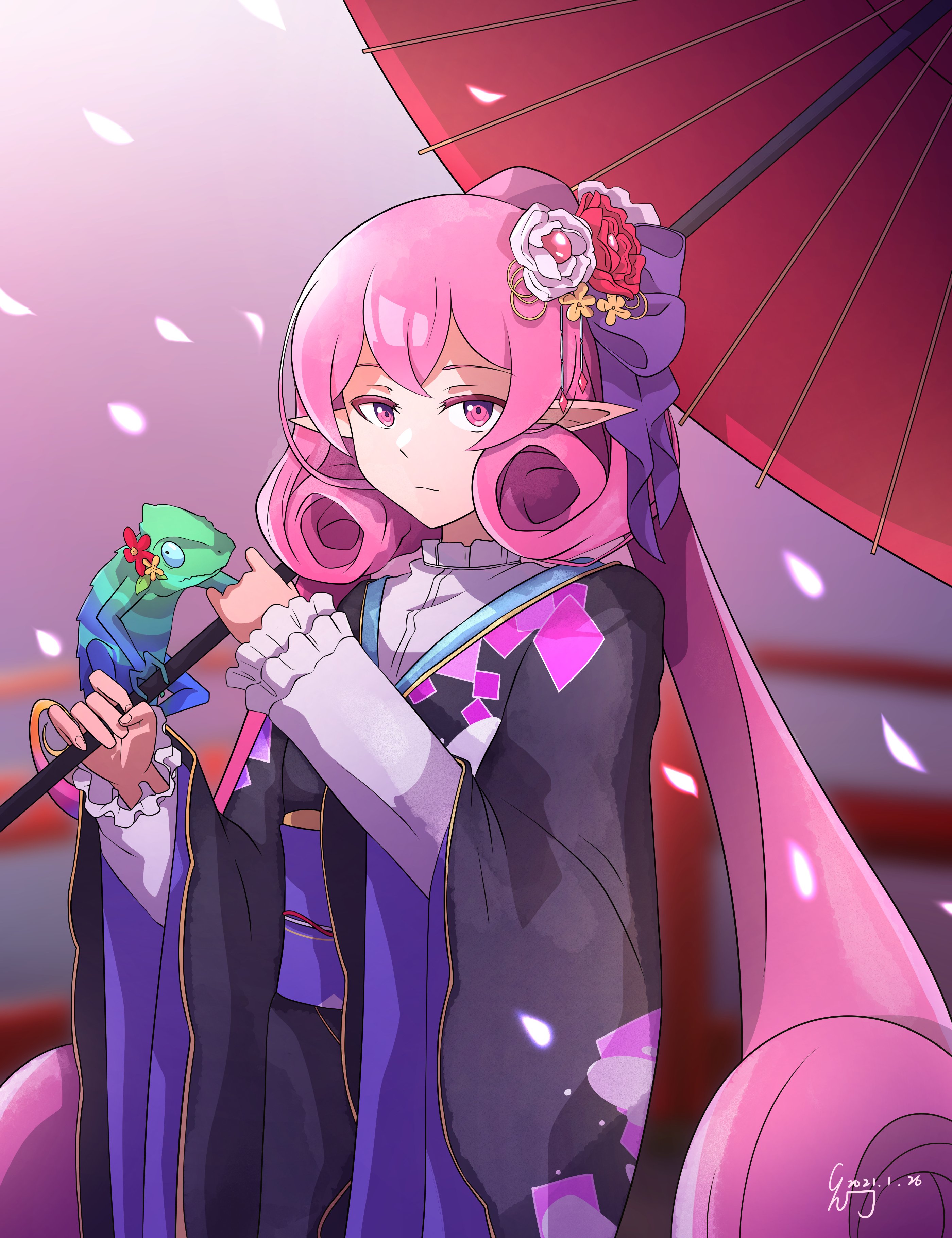 千齋on Twitter 應朋友要求的新年似似花 T Co H1krv3xtpj Twitter