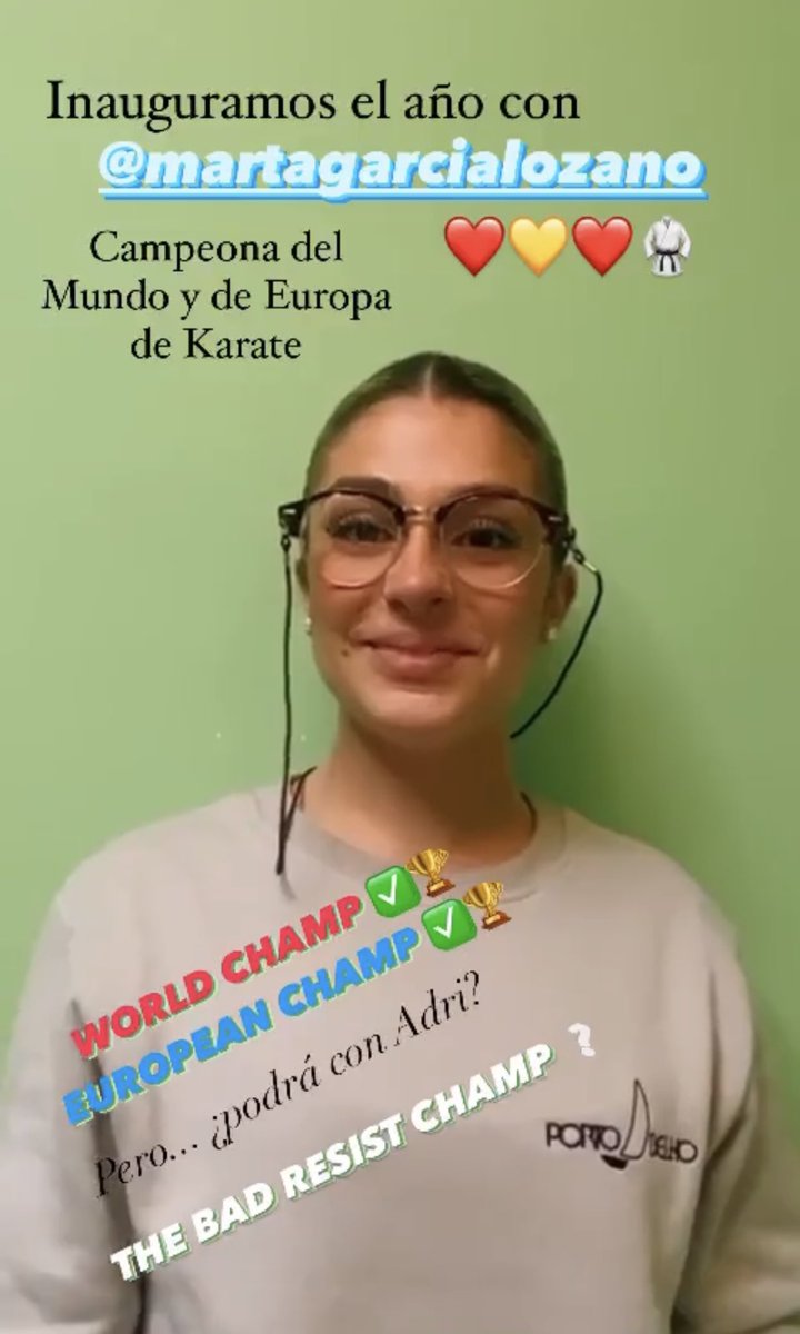 📺 Nuestra #winner Marta García (<a href="/MGLKarate/">Marta García</a> ) ha estado en el programa #LaResistenciaMal de #Instagram compartiendo sus vivencias con los espectadores