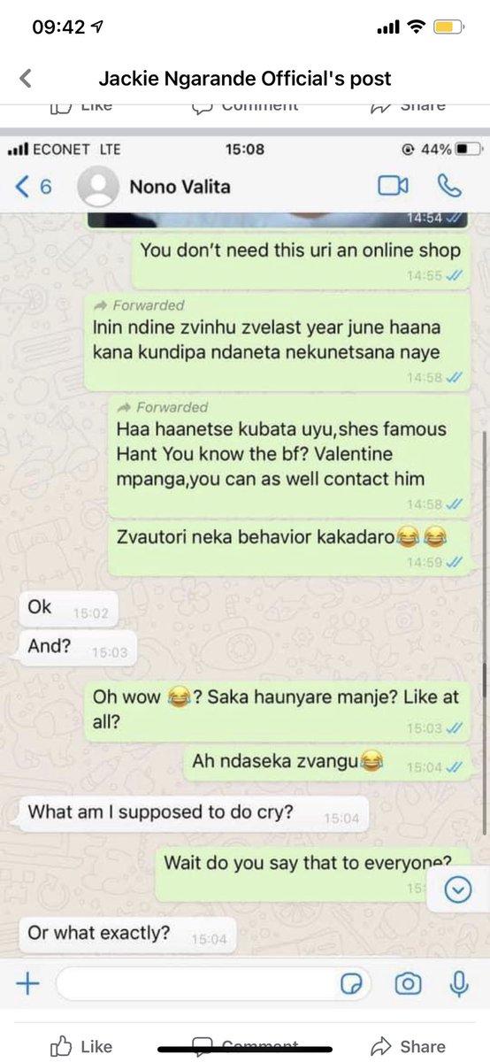 nlnyika's tweet image. Here to warn fellow citizens 😂.. honaiwo zviri ku facebook.... how does someone become so rude when they owe you money.?... kuto scammer vanhu muskana akasvika svika kudai?? Be warned Twimbos 😩💁🏾‍♀️ #valitatrendymustfall #mustICry #blockMe