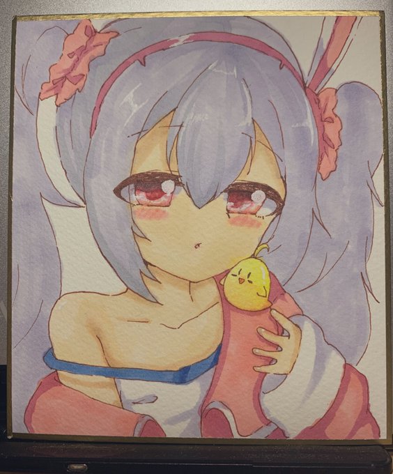 色紙ラフィーちゃん 