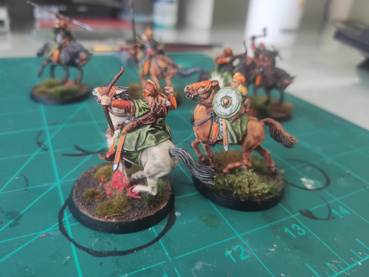 Habemus_Ludum's tweet photo. #pintoreshabemusludum
Rohirrims a caballo de Sesgovia utilizando las pinturas Instant Color de Scale 75.
#Scale75 #InstantColor #Rohan #rohirrim #GamesWorkshop #PaintingWarhammer #miniatures #miniaturepainting #miniature #BlackRidersAlcala #Wargaming #Lotr #Esdla #YoPintoEnCasa https://t.co/QxPEQBE9CC