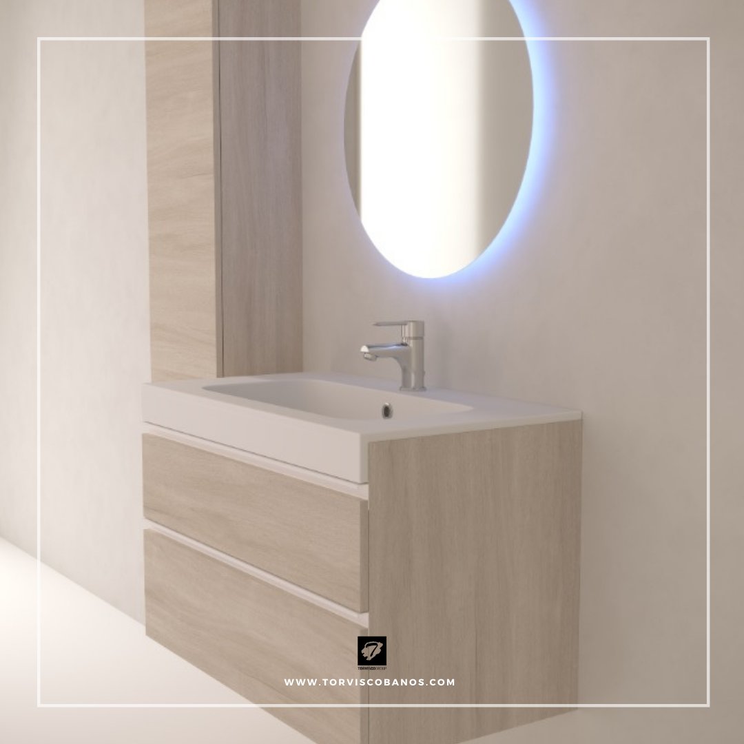 TorviscoGroup's tweet photo. PROPUESTA TORVISCO | Cambia el estilo de tu baño

Opta por el conjunto de mueble RIESI + espejo NOOM 

Riesi: 2/3 cajones de extracción parcial y cierre amortiguado. 
5 acabados y 3 tonalidades para sus tiradores de perfil aluminio.

Noom: retroiluminado, 5mm. y encendido touch. https://t.co/gOA9kks6JQ