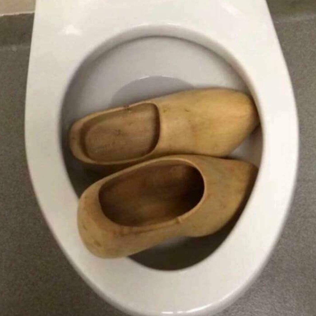 #TNA went to a job today and found the toilet clogged...
