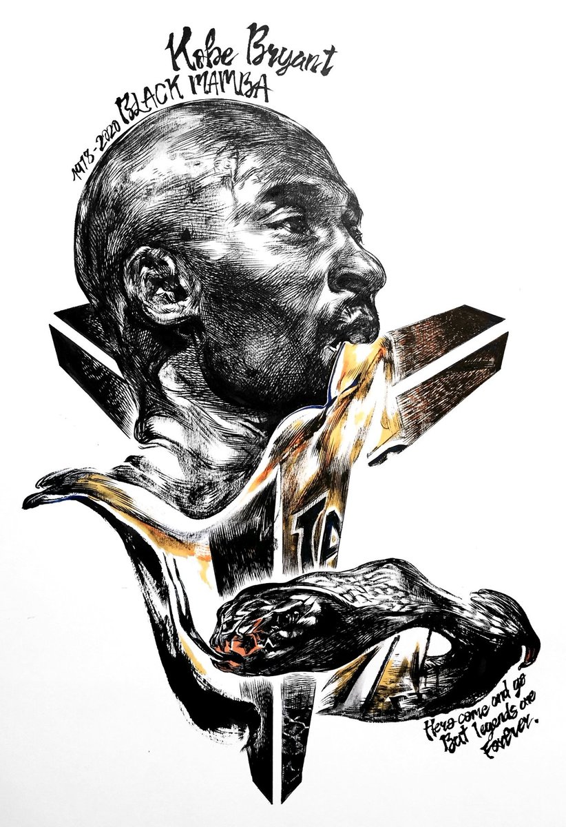 yellow_menace's tweet photo. 👨🎨 Man Tsang (🇭🇰) @mantsang.ink
👉 https://t.co/YlZQzAlNLI
🎨 More BASKETBALL ART 👉 https://t.co/8OKSs3Q48C
#ManTsang #Man僧 #kobe #KobeBryant #kobeRIP #blackmamba #basketballart #NBAart #NBA #basketball #YellowMenace https://t.co/FtCEBaSVii