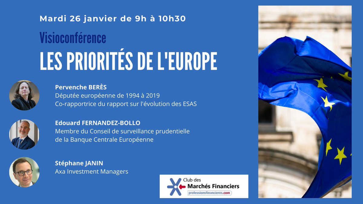 Nous sommes en direct !
▶️ Lien du Youtube live: bit.ly/3pgoRQC

Quelles sont les priorités de l'Europe financière ? <a href="/UEFrance/">Commission européenne 🇪🇺</a> <a href="/ecb/">European Central Bank</a> <a href="/AXAIM/">A</a> 

Posez vos questions à nos intervenants, sur le chat Youtube ! bit.ly/3pgoRQC