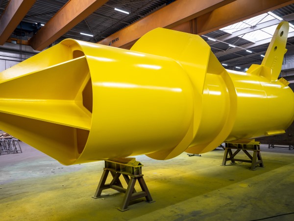 Kersten_Bending's tweet photo. A picture is worth a thousand words! This kind of work makes us very excited! 

We produced two 900T Handling System Pile Inserts for lifting and levelling offshore wind jackets and platforms.

#teamwork #proud #offshore #wind #offshorewind #construction #steel #bending https://t.co/3CNPZA7Lpd