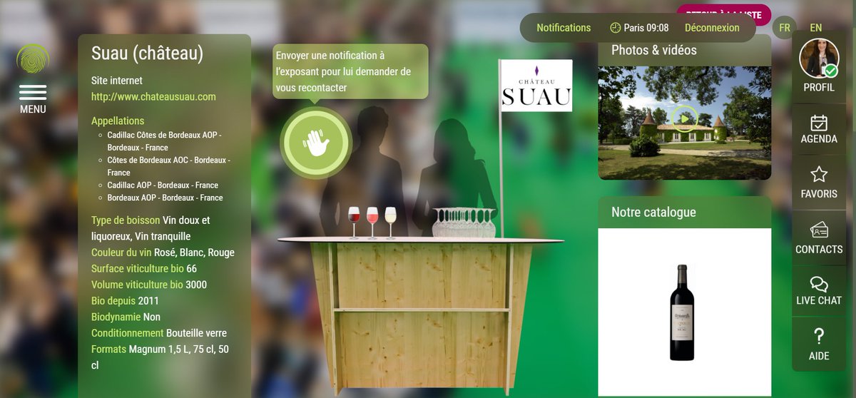 #MILLESIMEBIO2021 C’est parti pour le jour 2 ! Le chateau Suau est fier d’être présent sur ce 1er #salondigital! #rawwine #vinbio <a href="/MillesimeBio/">Millésime BIO</a> <a href="/VinsdeBordeaux/">Les Vins de Bordeaux 🍇</a> <a href="/CadillacCotesBx/">Cadillac Côtes de Bx</a>