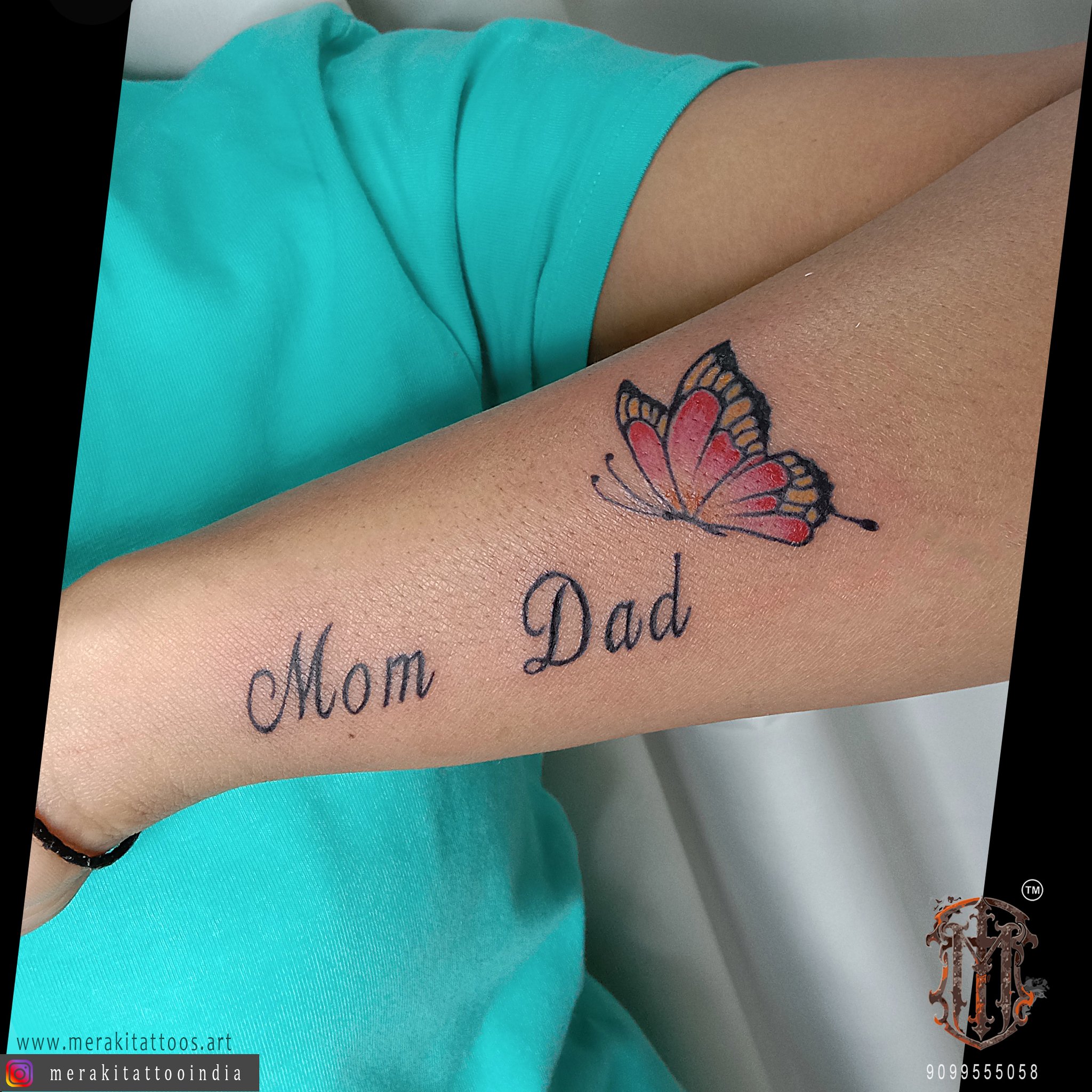 Butterfly Mom Tattoos