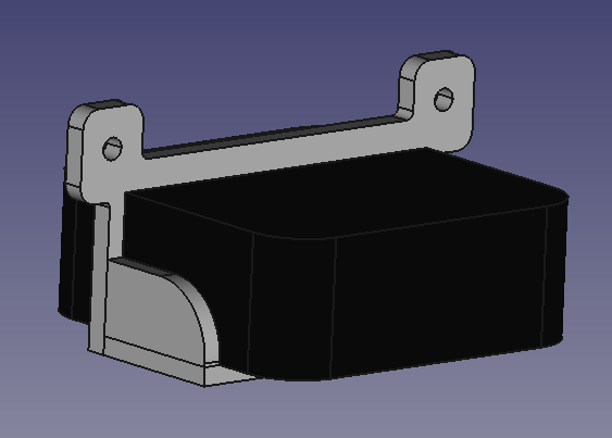 stetro's tweet photo. DIY AppleTV mount for our wall mounted screen #3dprinting #appletv #ender3 #lockdownprojects https://t.co/2jDa4cIquv