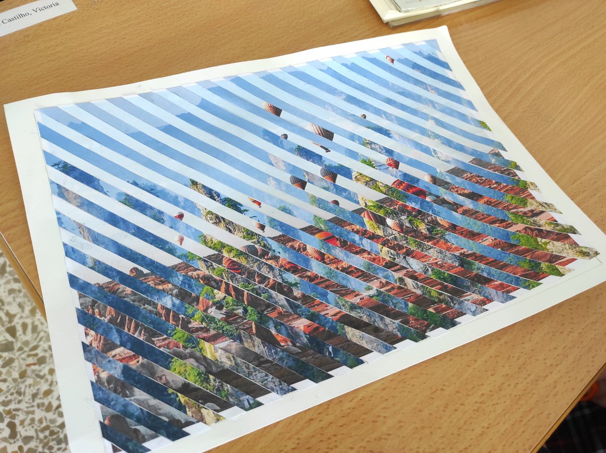 jaimemunne's tweet photo. Así de chulos están quedando algunas de las composiciones que están realizando los alumnos de segundo de secundaria del @ColegioSalliver en la asignatura de #epvav https://t.co/LruWk1eZjw
