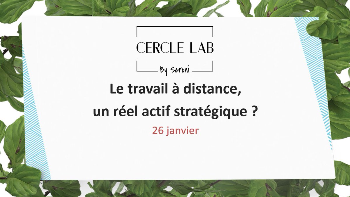 BksRhalid's tweet photo. 🎥Live Conférence le #teletravail , un réel actif #stratégique ? au @CercleLAB https://t.co/h7CC1kF6wk