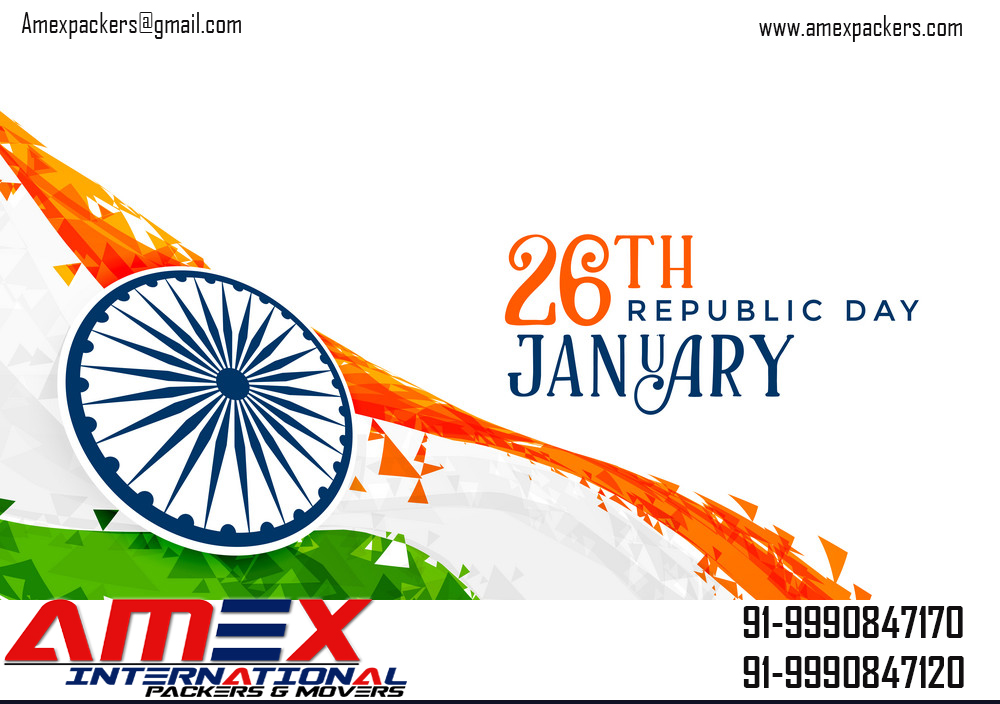 Happy Republic Day Team
Amex Interntaional Packers Movers
91-9990847170, 9990847120
amexpackers.com
