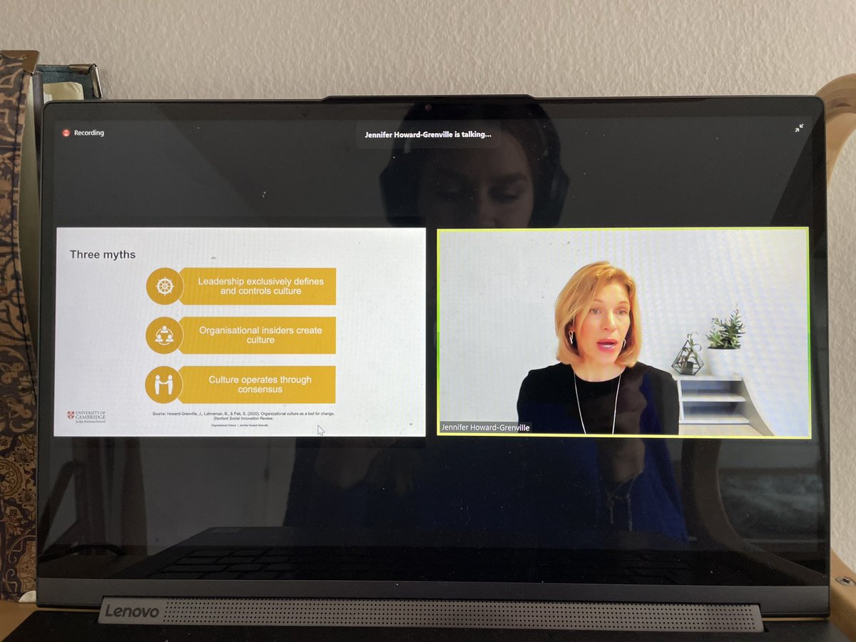 SoniaKatariina's tweet photo. Prof. @JHoward_Grenvil disclosing company culture and the common myths related to it.

Her speech opens the Artful Leaders in Times of Transition -event and a new Artful Leaders Club facilitated by us at @co_founders #companyculture #leadership #remotework #artfulleaders https://t.co/9Hbtr8MfJ6