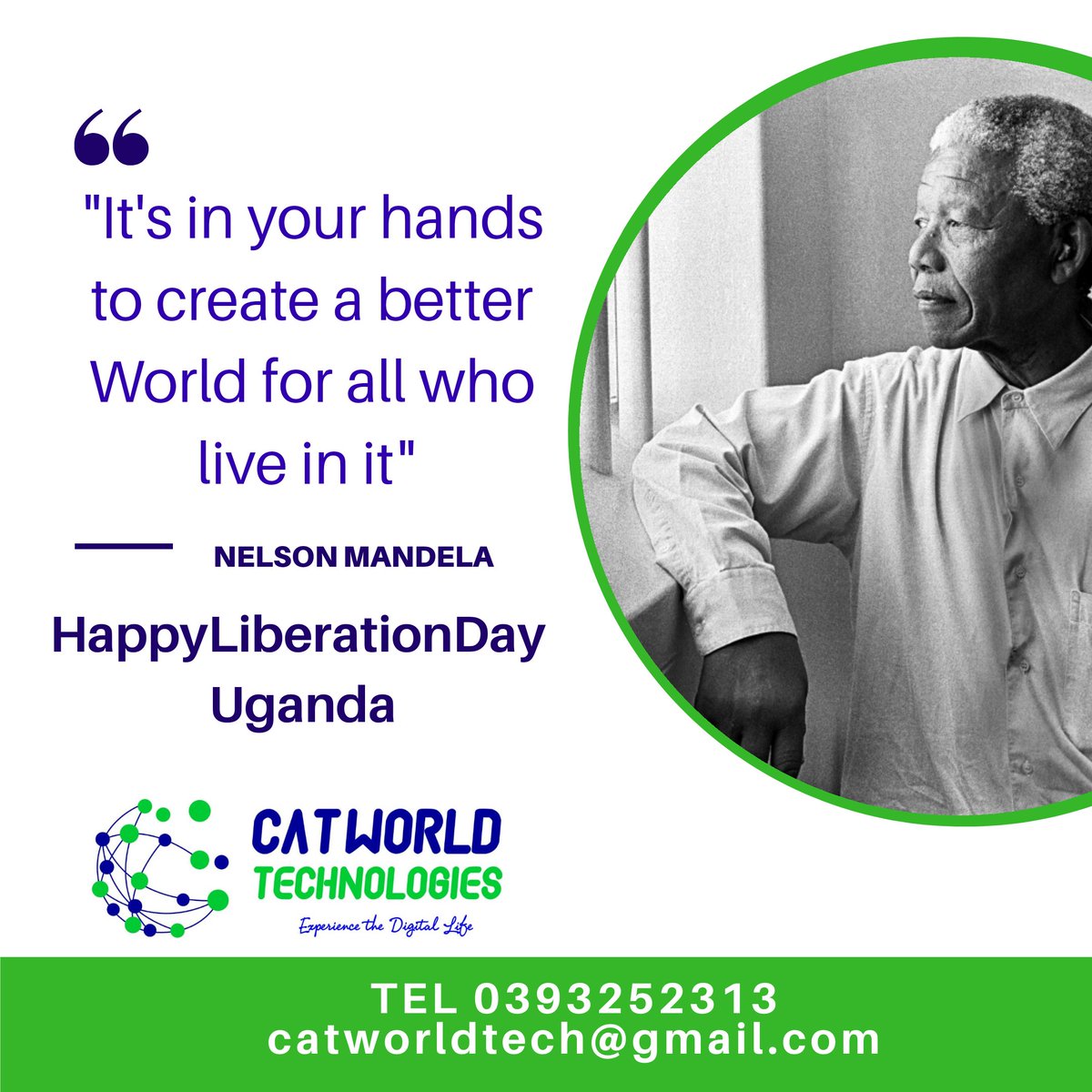 CatworldT's tweet photo. Happy Liberation Day dear Country men and Women. Enjoy the rest of the days celebrations!

#Love #Peace #Unity https://t.co/1zHMB6jjJy
