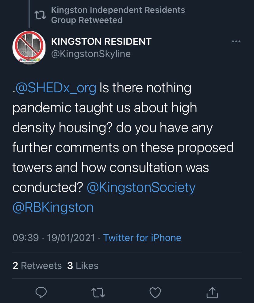 What has the pandemic taught us about high density housing? Well we’ve learnt that nimbys will cynically use it as justification for their nimbyism.