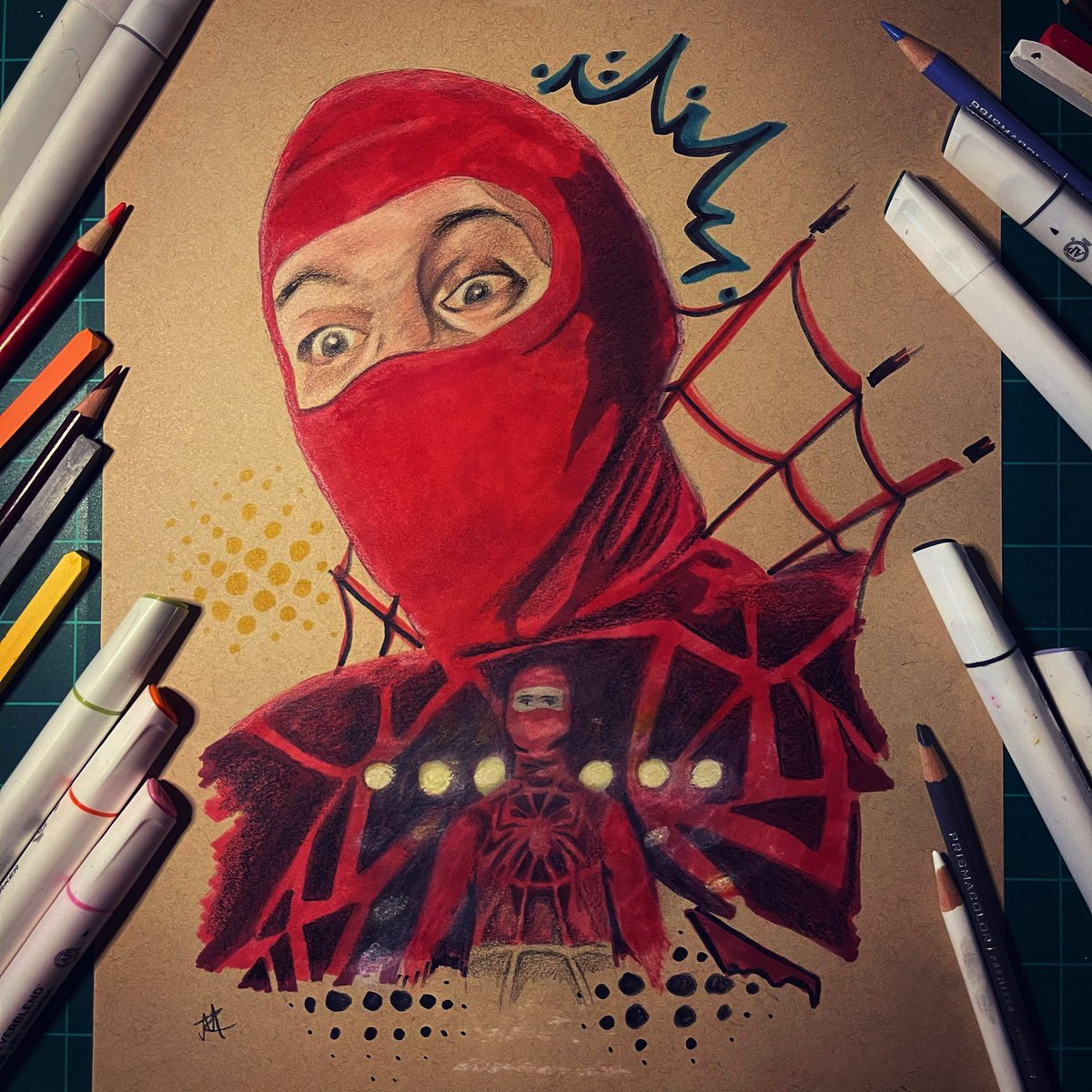 MannyRamirezArt's tweet photo. Tobey Maguire’s Wrestling Suit and Final Battle Scene from SPIDER-MAN (2002) Drawings 🕷🕸

Let’s tag @TobeyMaguire, so he can see this... 

#TobeyMaguire #SpiderMan #comics #SamRaimi #artistsontwitter #drawing #art #fanart #artwork #marvel https://t.co/Kwmg8SFrCt