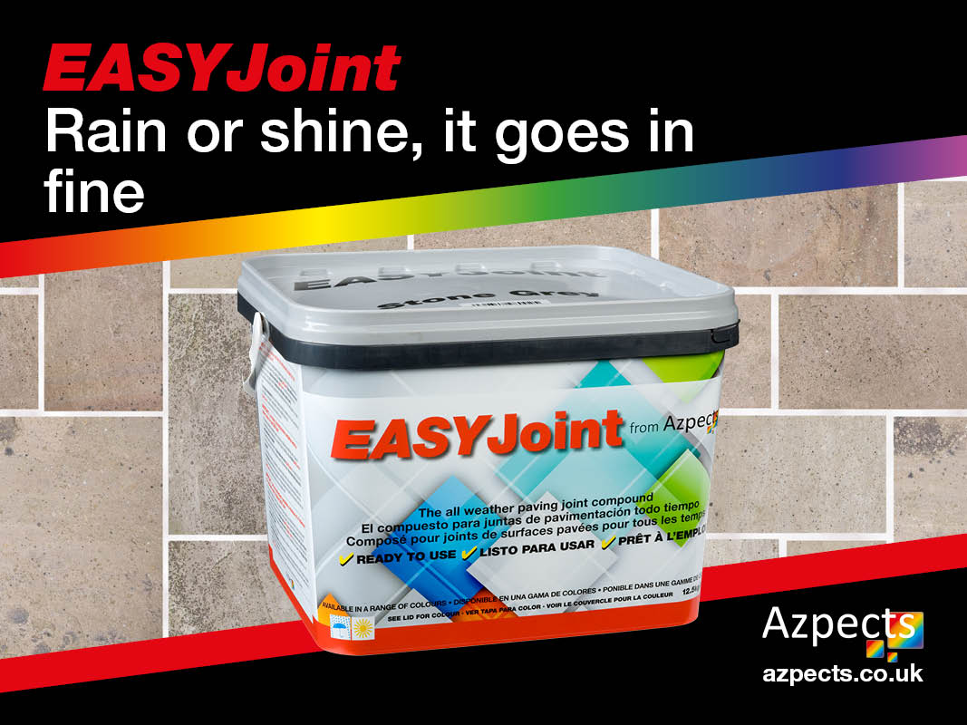 #TipTuesday
Don’t forget, our original all-weather jointing compound #EASYJoint can be used in the rain and even at temperatures under 3C. Rain or shine, it goes in fine!
Find out more: ow.ly/PC1D50DehqM
#Landscaping #Hardscaping #DIY #EASY