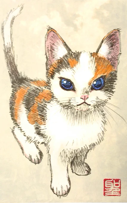古い猫絵詰め合わせ② #猫絵 