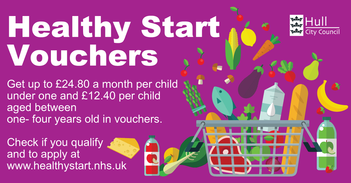 FoodHull's tweet photo. 38% of eligible families in Hull are missing out on Healthy Start vouchers. Make sure you're not one of them!
https://t.co/RzpnCAYIsf
#VegCities #HullVegCity #Hullthy #HealthyHull #EndChildFoodPoverty
๐ฝ๏ธ๐๐ฅฆ๐ฝ๐ฅ๐ถ๏ธ๐ฅ๐ฅ
@HL_Hull @HWBHull @WIHull @EarlyYearsHull @FareShareHull https://t.co/OfdV64TGbD