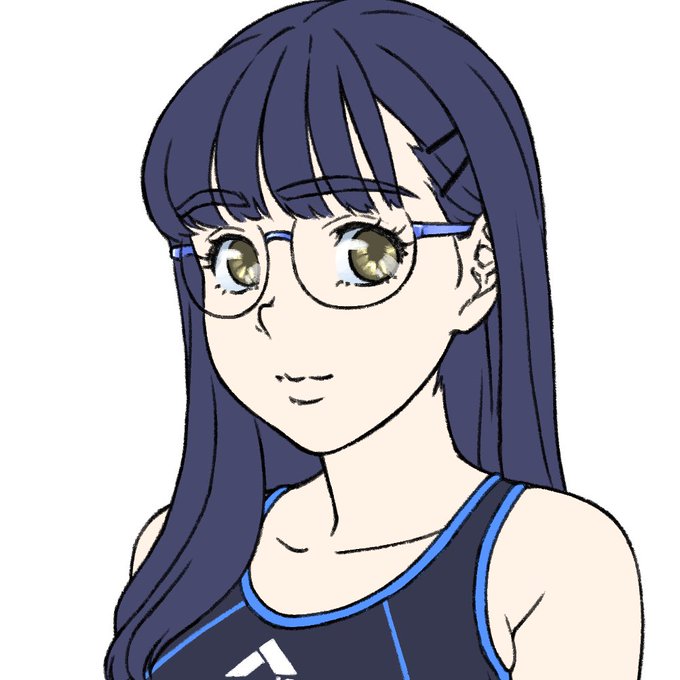 せかっくなのでコミッション絵のためにデザインした女の子の立ち絵を塗っています少しあか抜けない感じのおっとり系ムッチリ眼鏡っ娘という要望をいただいて描きました最終的に裸、おむつ、スク水の3バージョン描いてFantiaに投稿しようかと思います 